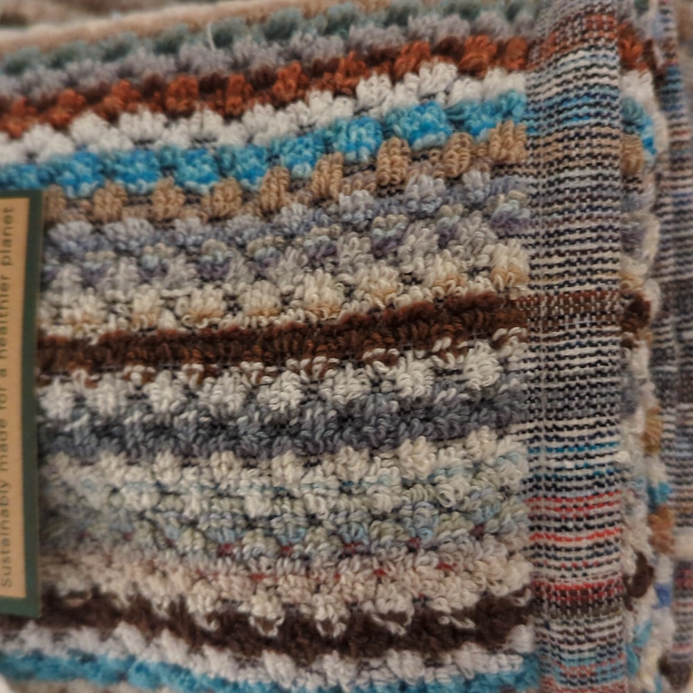 Deborah Connolly Striped Multicolor Towel Set - Picture 5 of 6